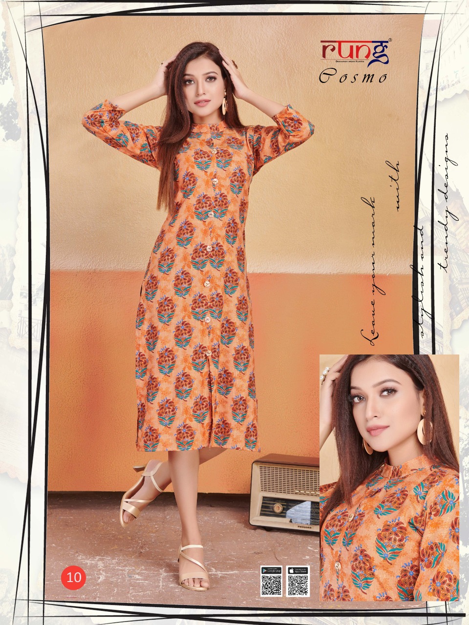 Rung  Presents Cosmo Casual Wear Kurti Collection