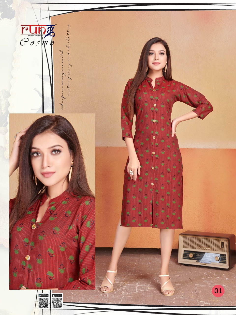 Rung  Presents Cosmo Casual Wear Kurti Collection