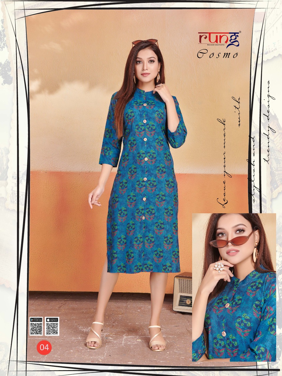 Rung  Presents Cosmo Casual Wear Kurti Collection