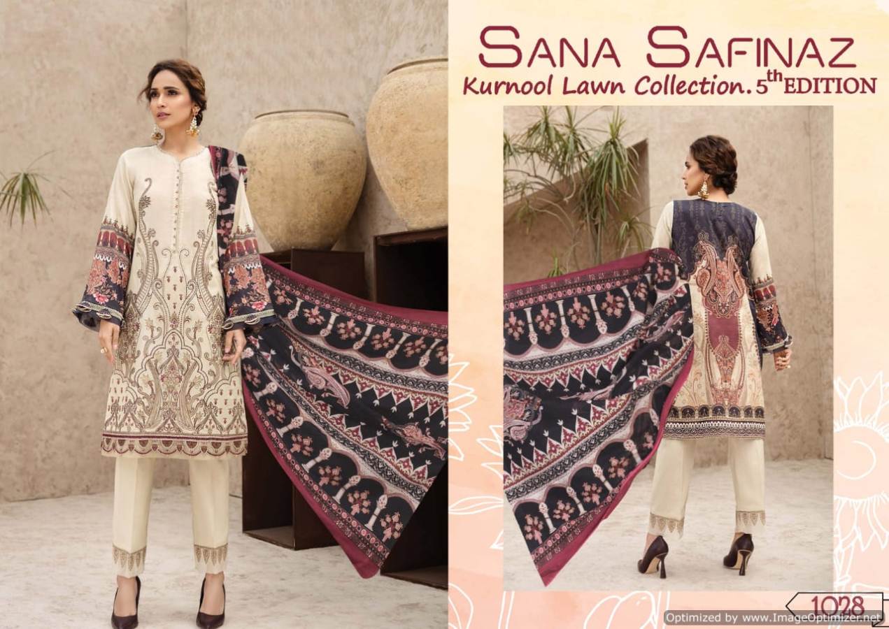 Sana Safinaz Presents  Kurnool  Vol 5 Th  Edition  Karachi Dress Material