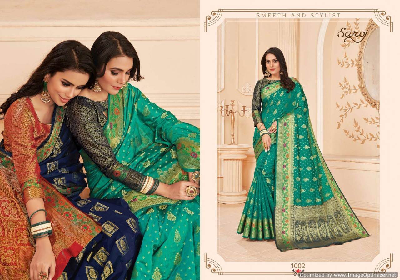 Saroj  Presents Avishka Designer  Saree Collection