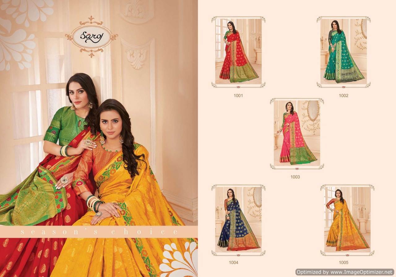 Saroj  Presents Avishka Designer  Saree Collection