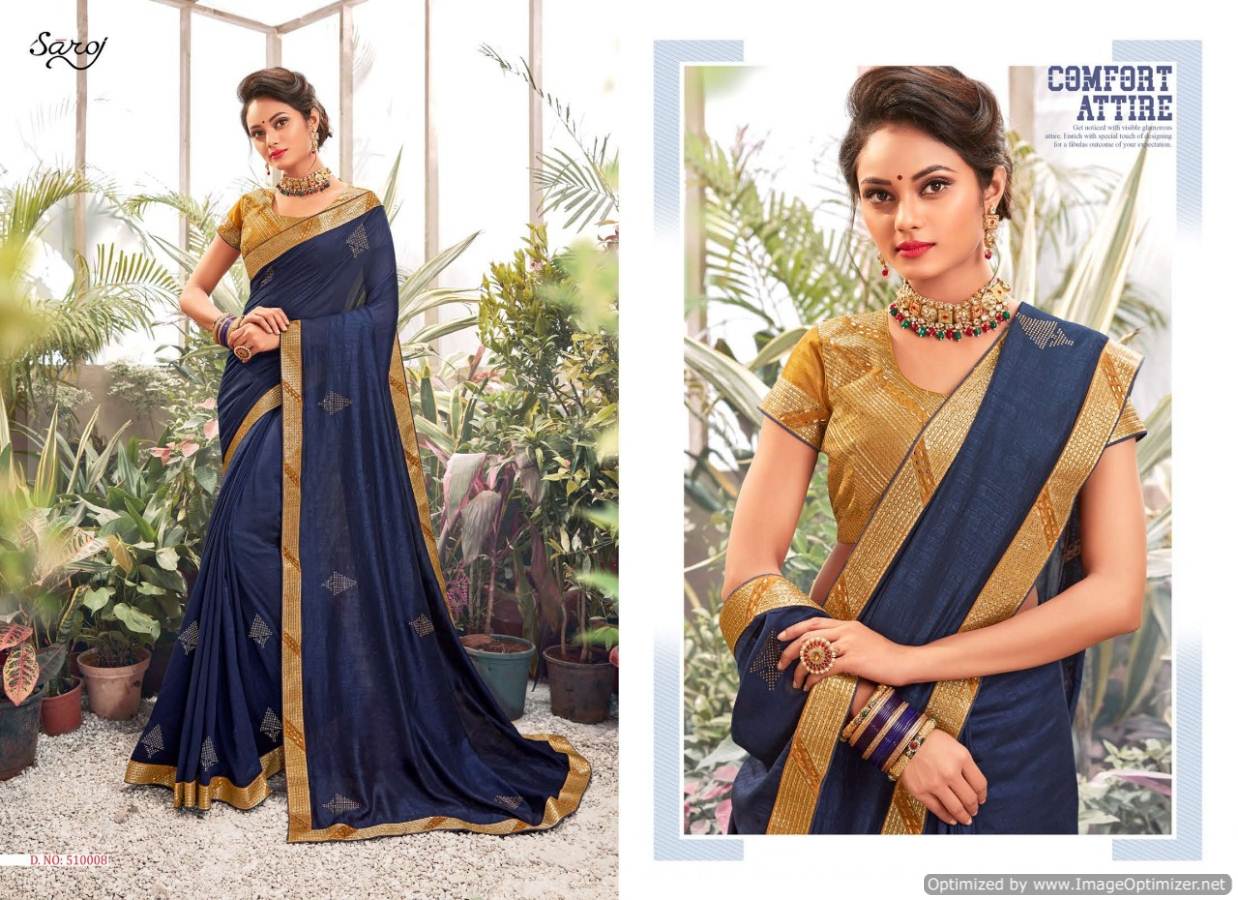 Saroj Presents  Bansuri  Designer Saree Collection