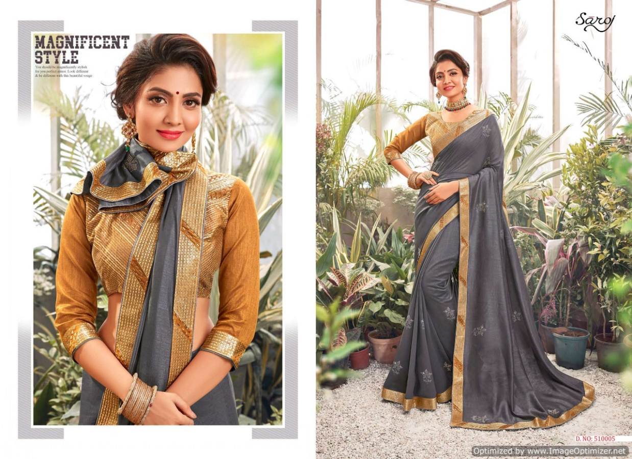 Saroj Presents  Bansuri  Designer Saree Collection