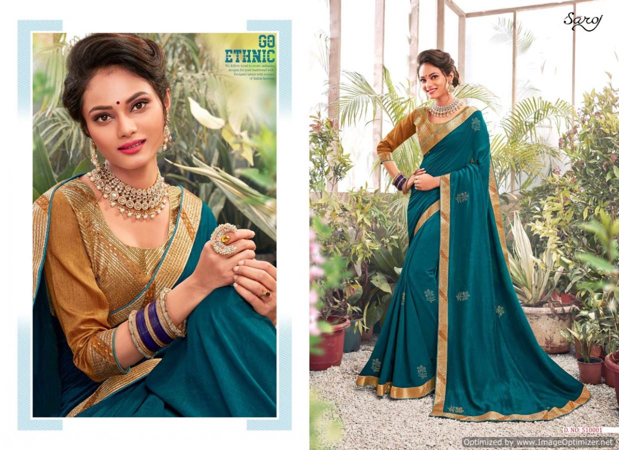 Saroj Presents  Bansuri  Designer Saree Collection