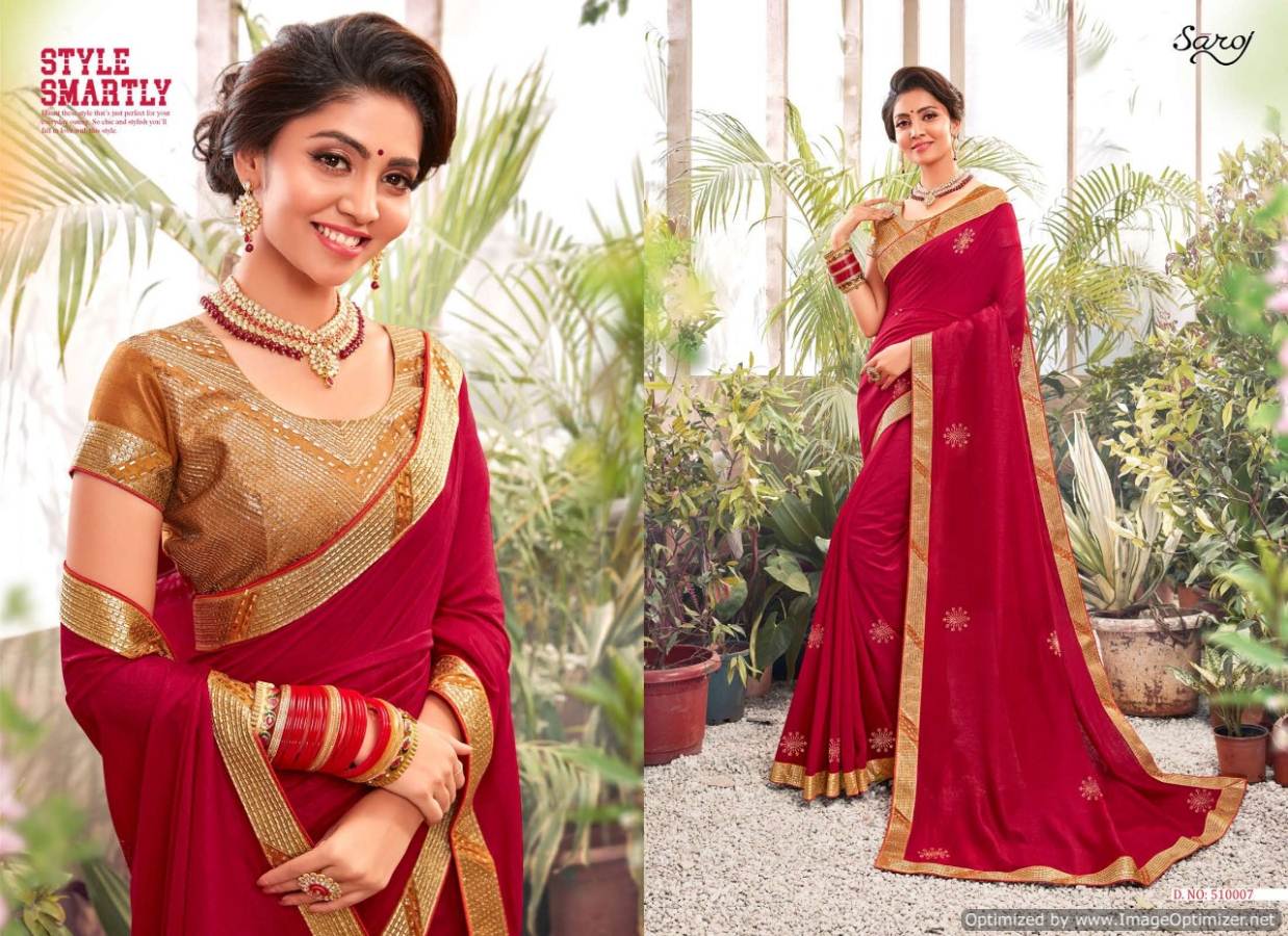 Saroj Presents  Bansuri  Designer Saree Collection