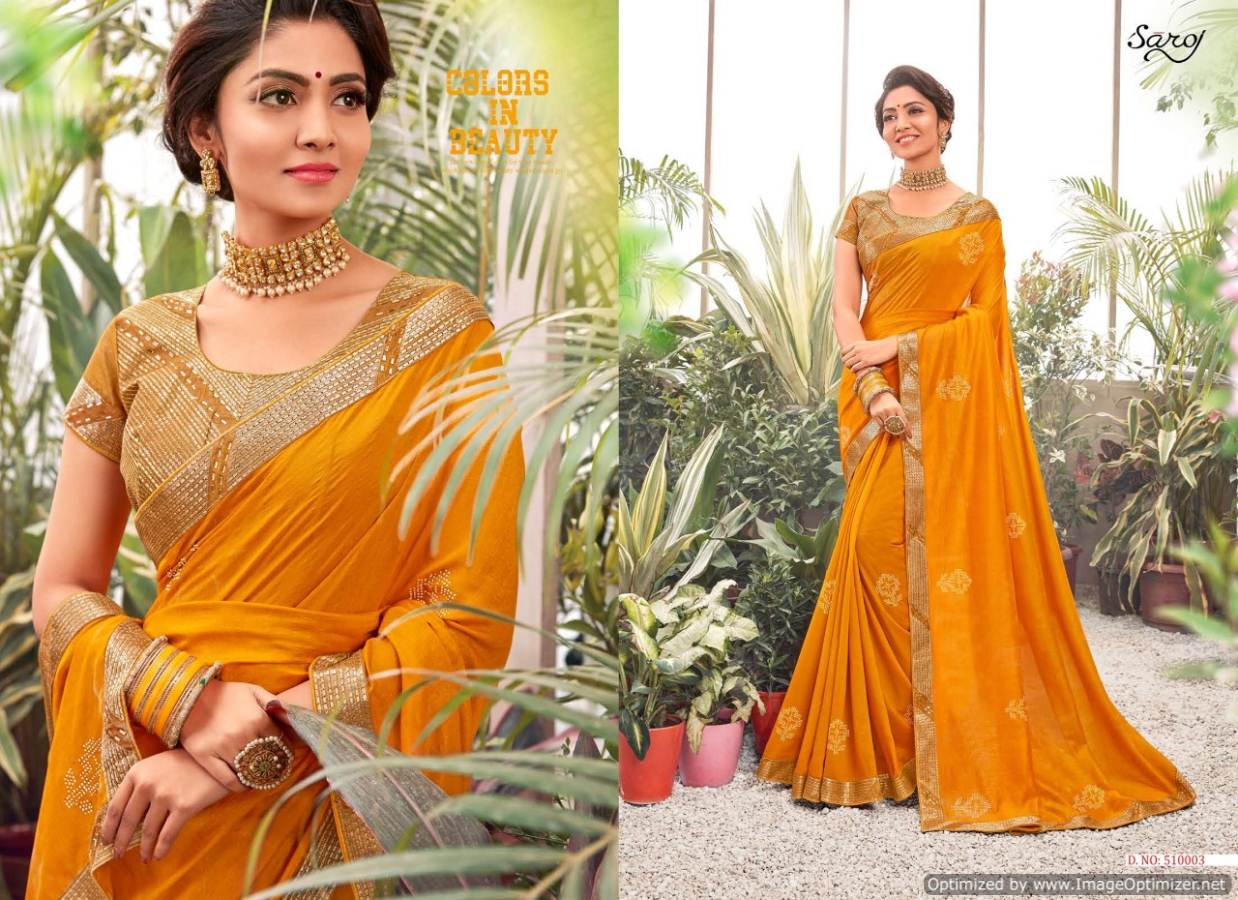 Saroj Presents  Bansuri  Designer Saree Collection