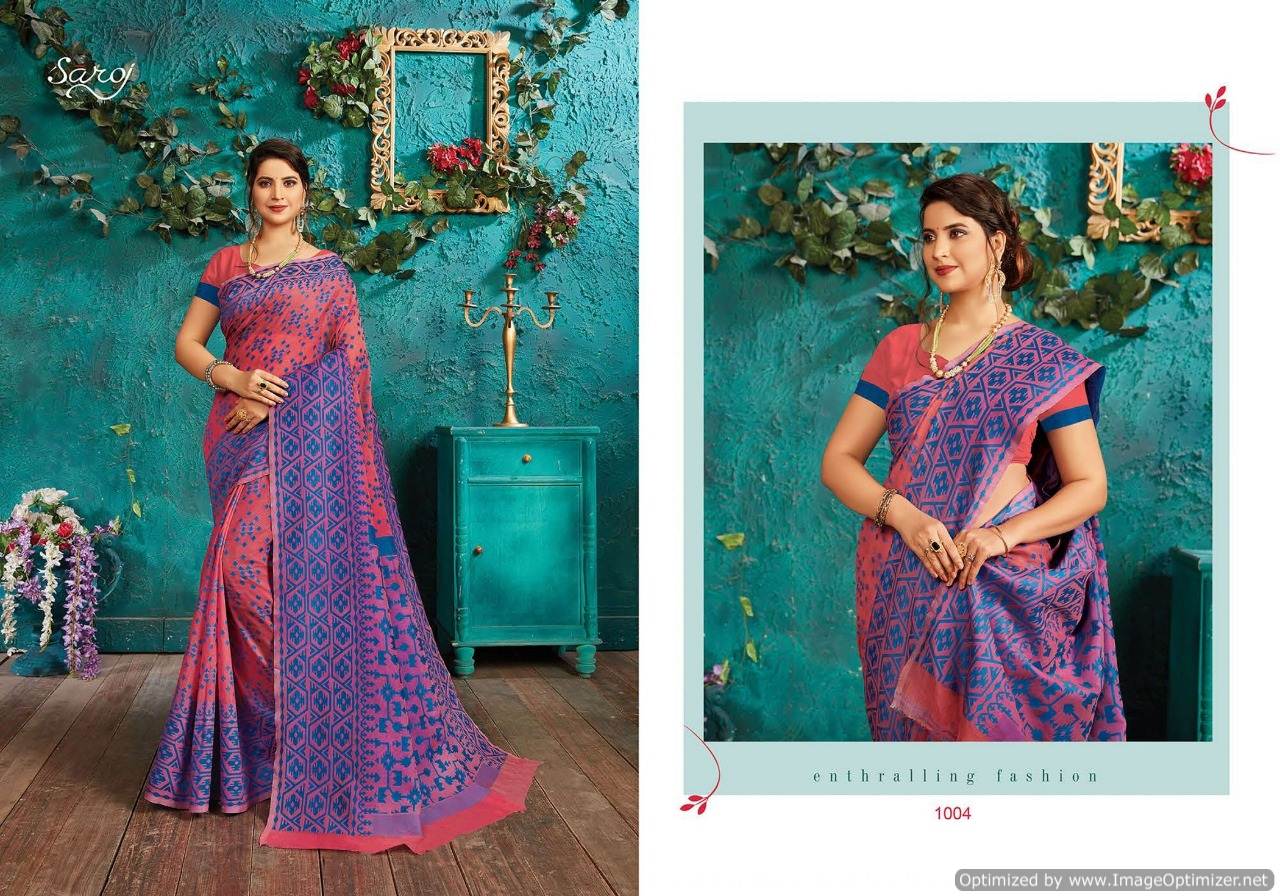 Saroj  Presents Monisha  Daily Wear Saree Collection