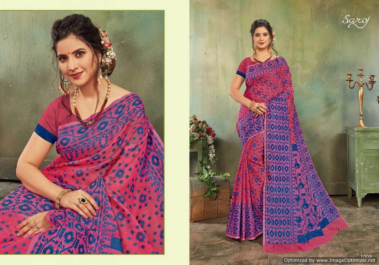 Saroj Presents Monisha  Vol 2  Cotton  Saree Collection