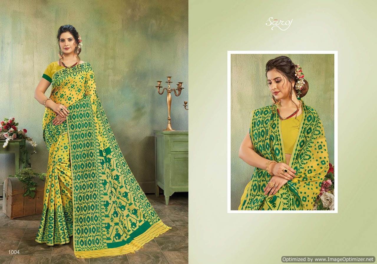 Saroj Presents Monisha  Vol 2  Cotton  Saree Collection