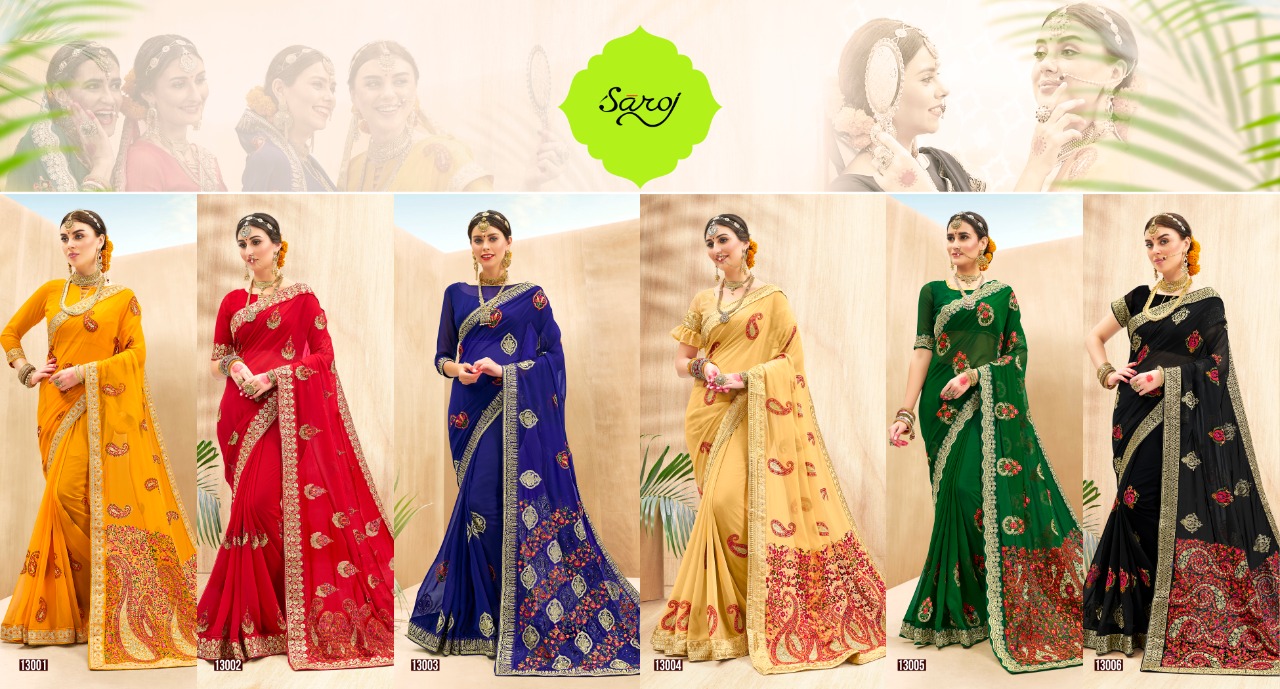 Saroj Presents Sakhi Designer Saree Collection