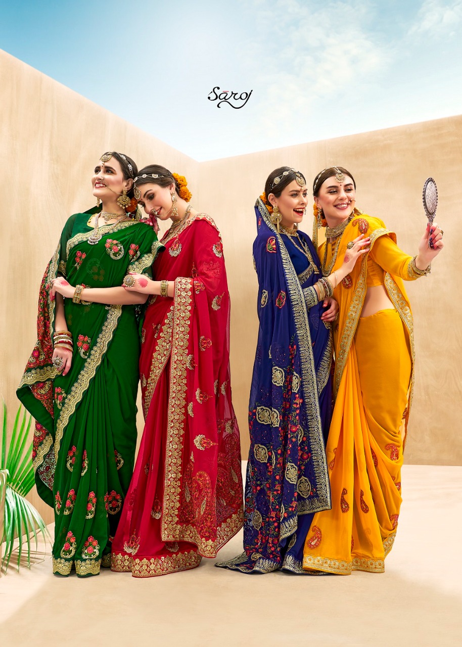 Saroj Presents Sakhi Designer Saree Collection