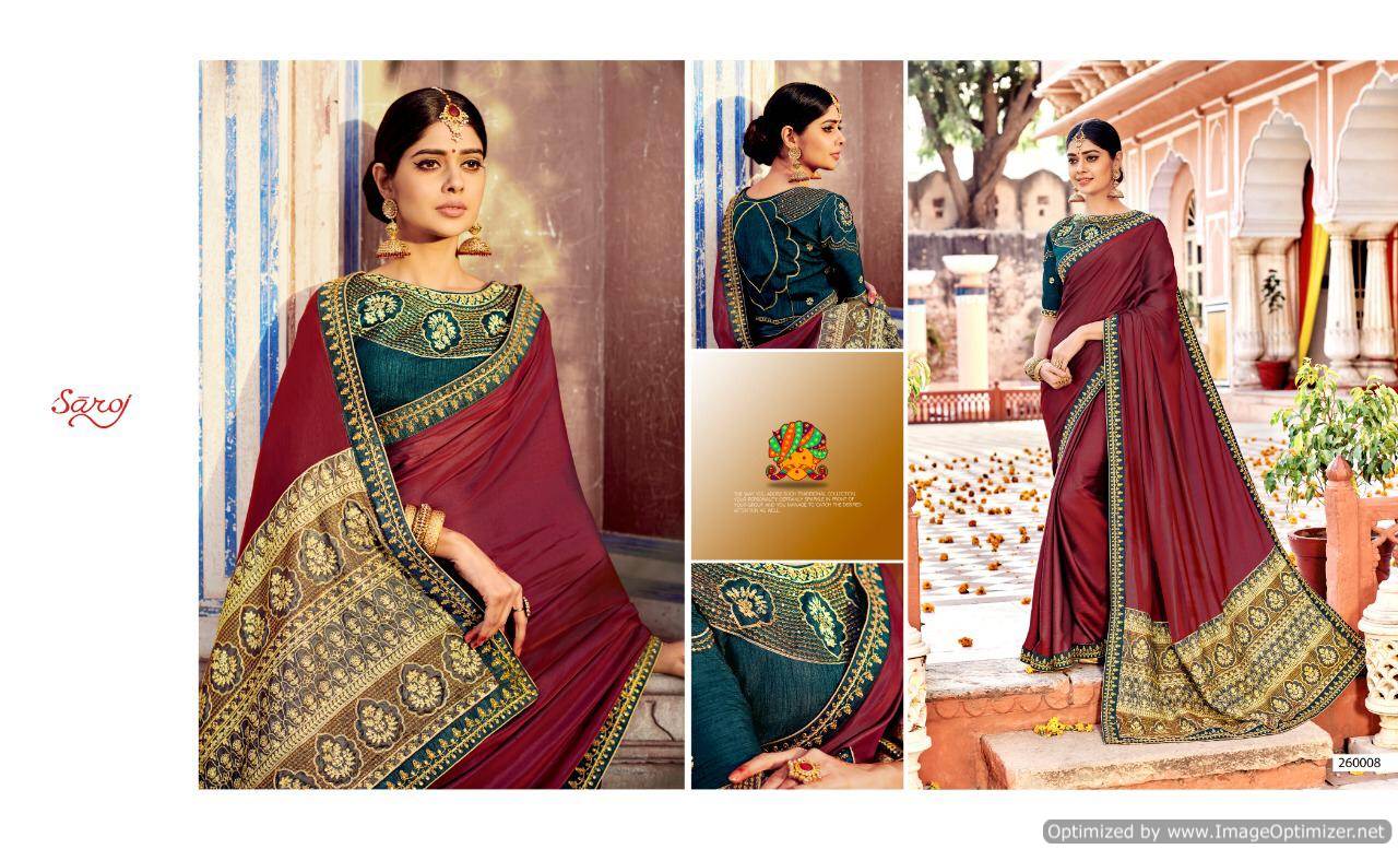 Saroj Presents  Samaira Vol 3 Wedding Wear Saree Collection