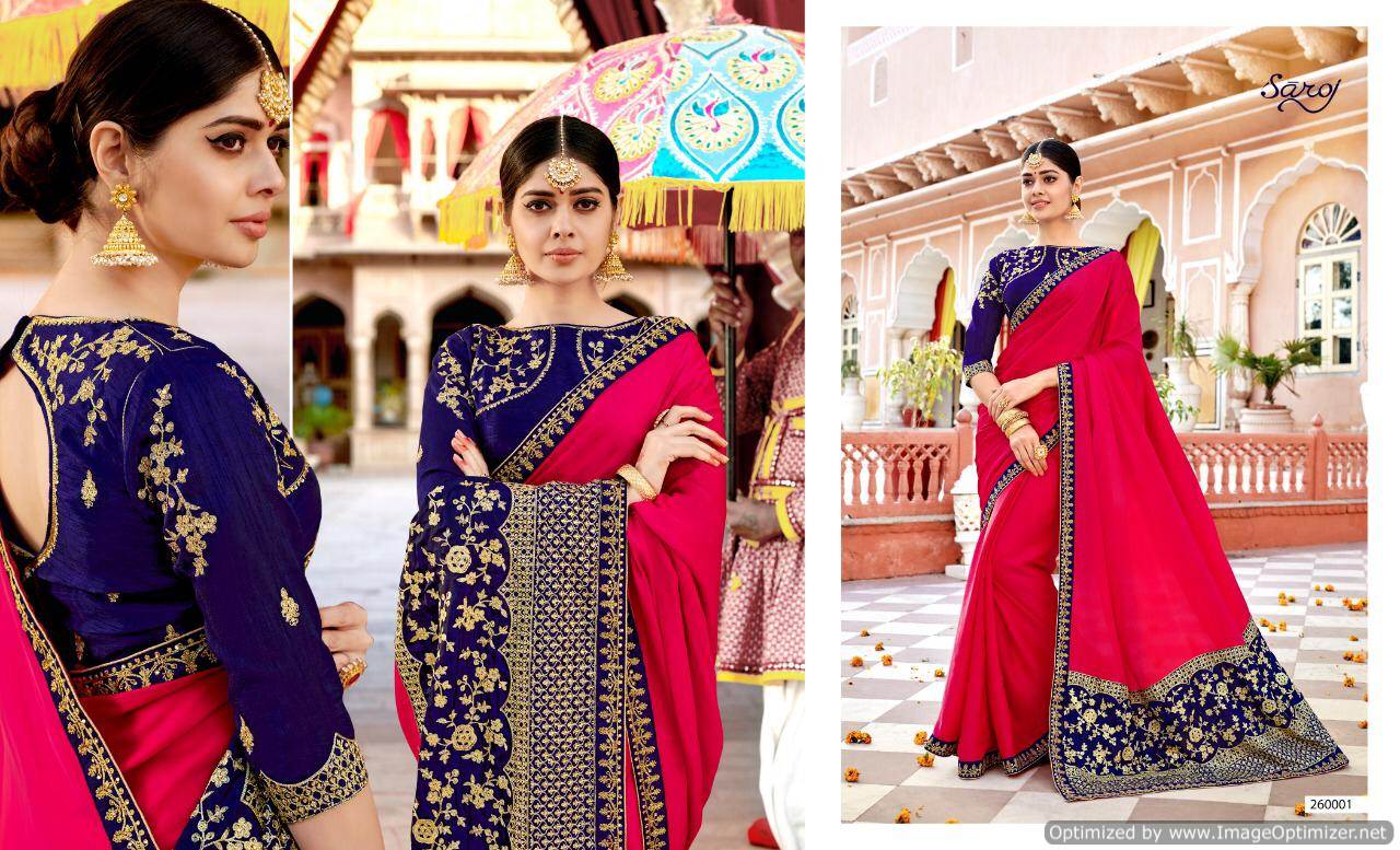 Saroj Presents  Samaira Vol 3 Wedding Wear Saree Collection