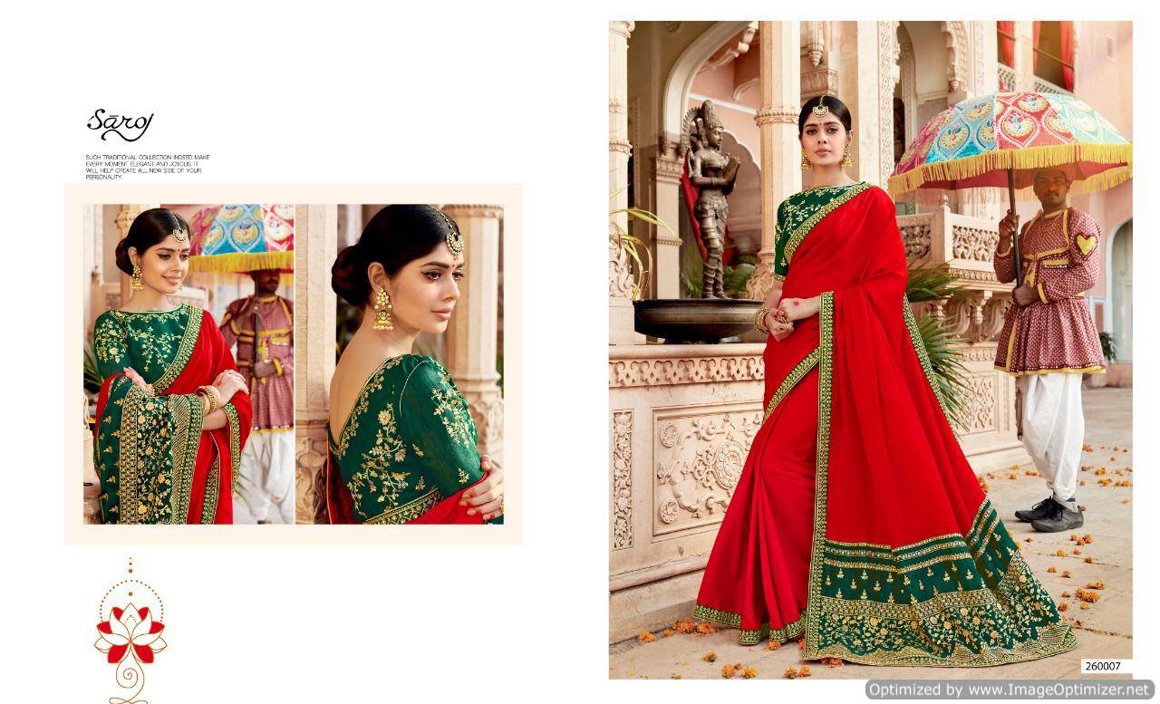 Saroj Presents  Samaira Vol 3 Wedding Wear Saree Collection
