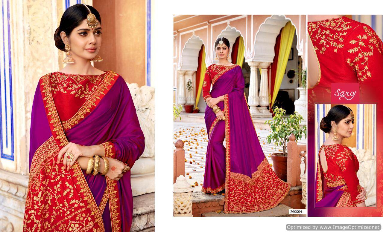 Saroj Presents  Samaira Vol 3 Wedding Wear Saree Collection