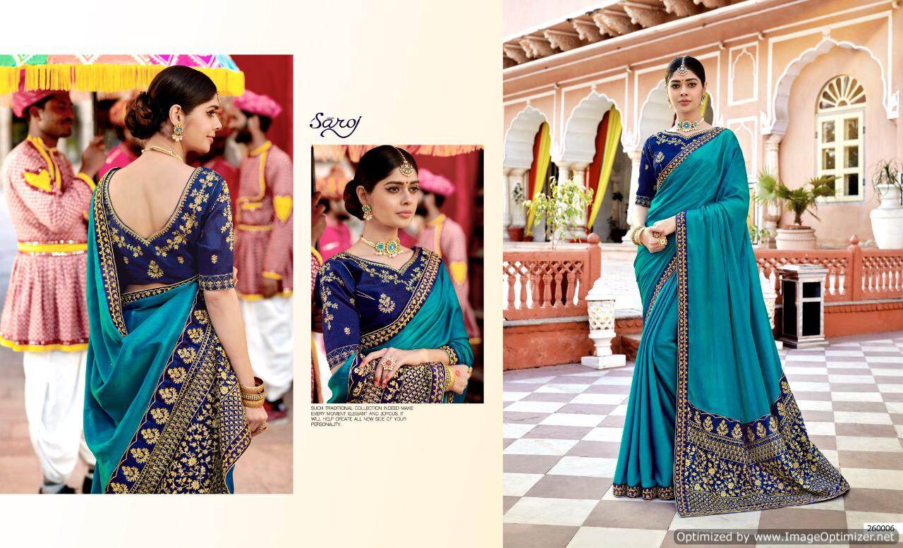 Saroj Presents  Samaira Vol 3 Wedding Wear Saree Collection