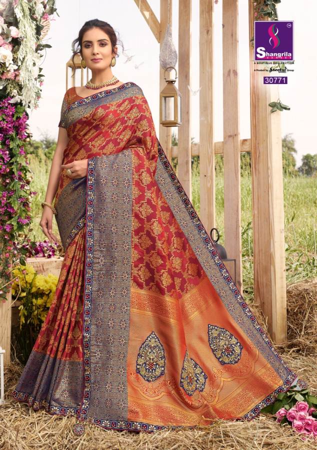 Shangrila Presents  Kalakanya Designer  Saree