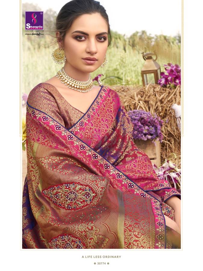 Shangrila Presents  Kalakanya Designer  Saree