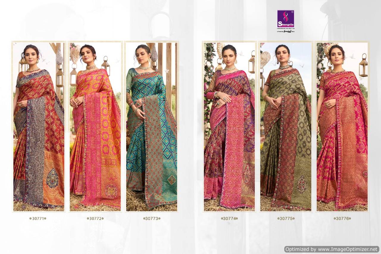 Shangrila Presents  Kalakanya Designer  Saree