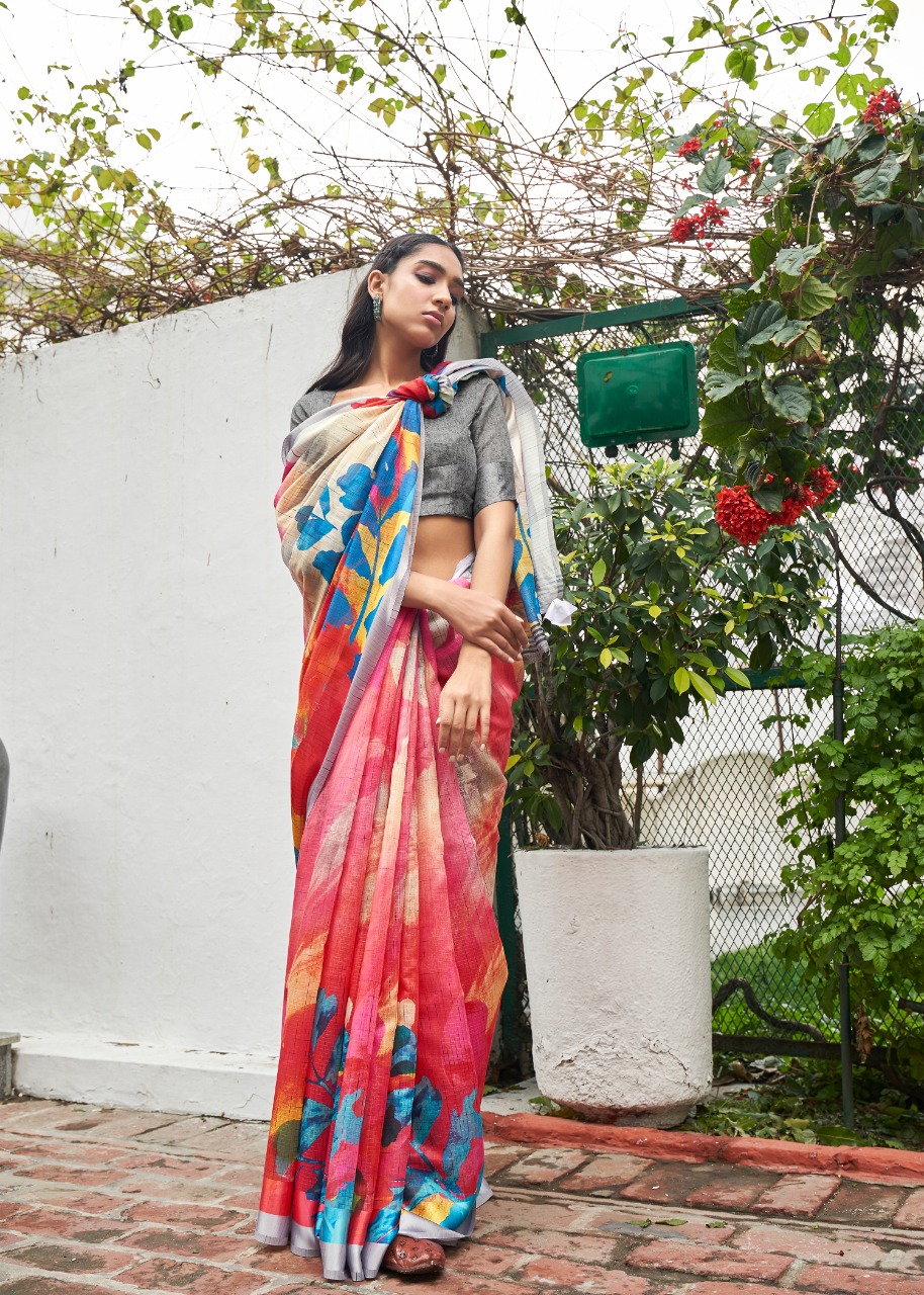 Shangrila Presents Sabya  Printed  Saree Collection