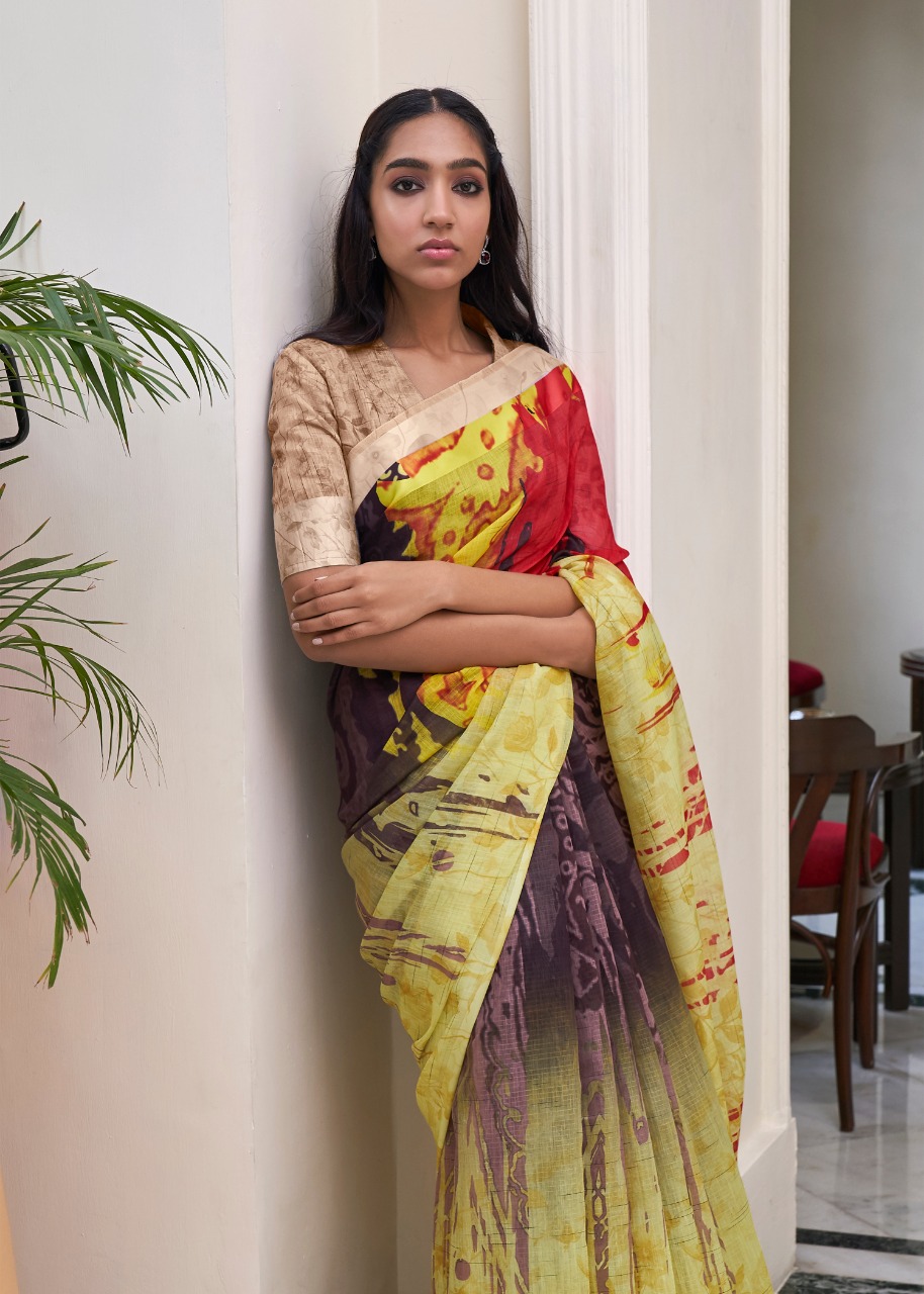 Shangrila Presents Sabya  Printed  Saree Collection