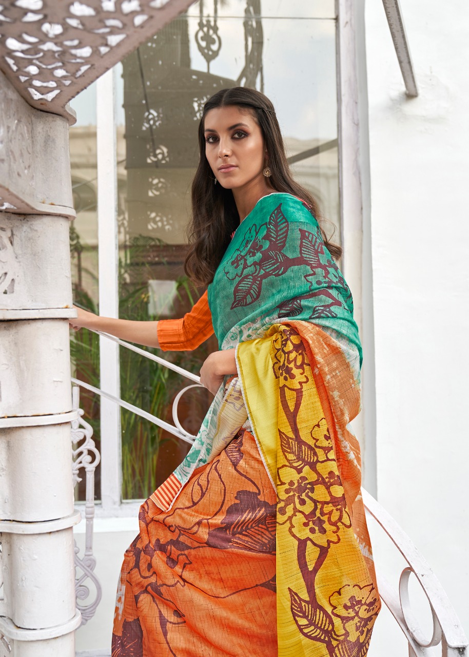 Shangrila Presents Sabya  Printed  Saree Collection