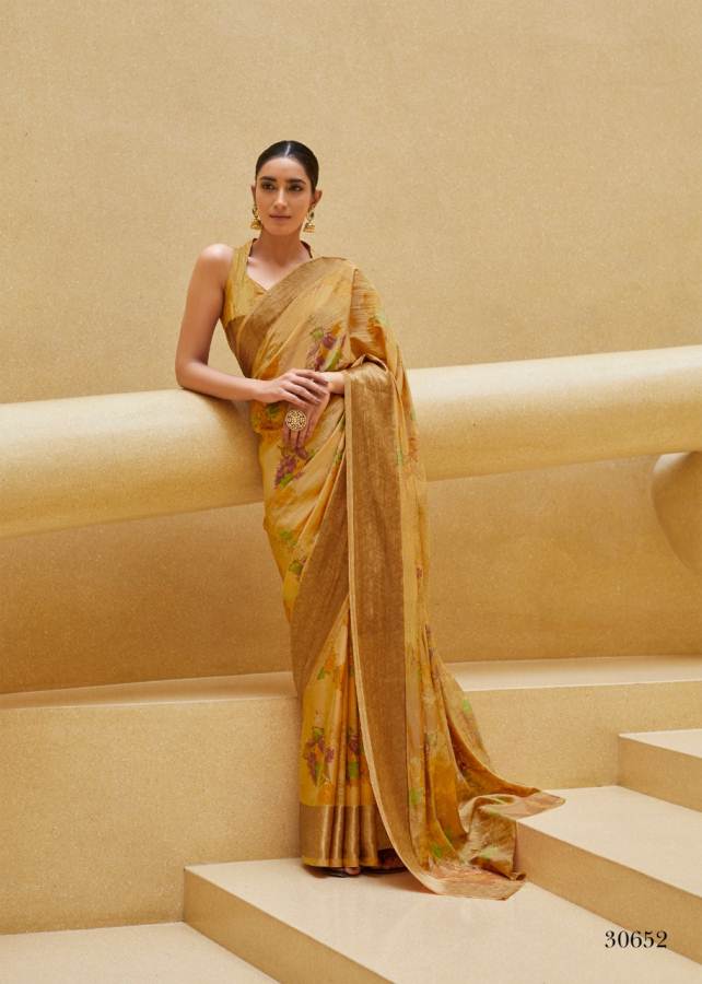Shangrila Presents Sonam Silk Soft Satin Silk Digital Printed Saree Collection