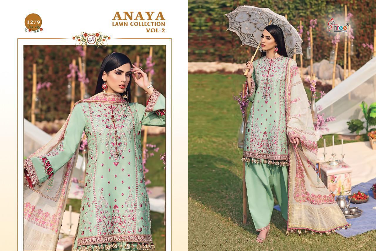 Shree Presents Anaya Lawn Collection Vol  2 Pakistani Suits