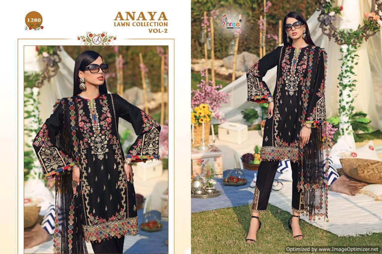 Shree Presents Anaya Lawn Collection Vol  2 Pakistani Suits
