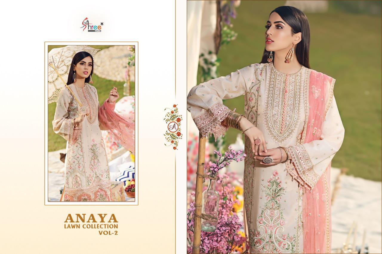 Shree Presents Anaya Lawn Collection Vol  2 Pakistani Suits