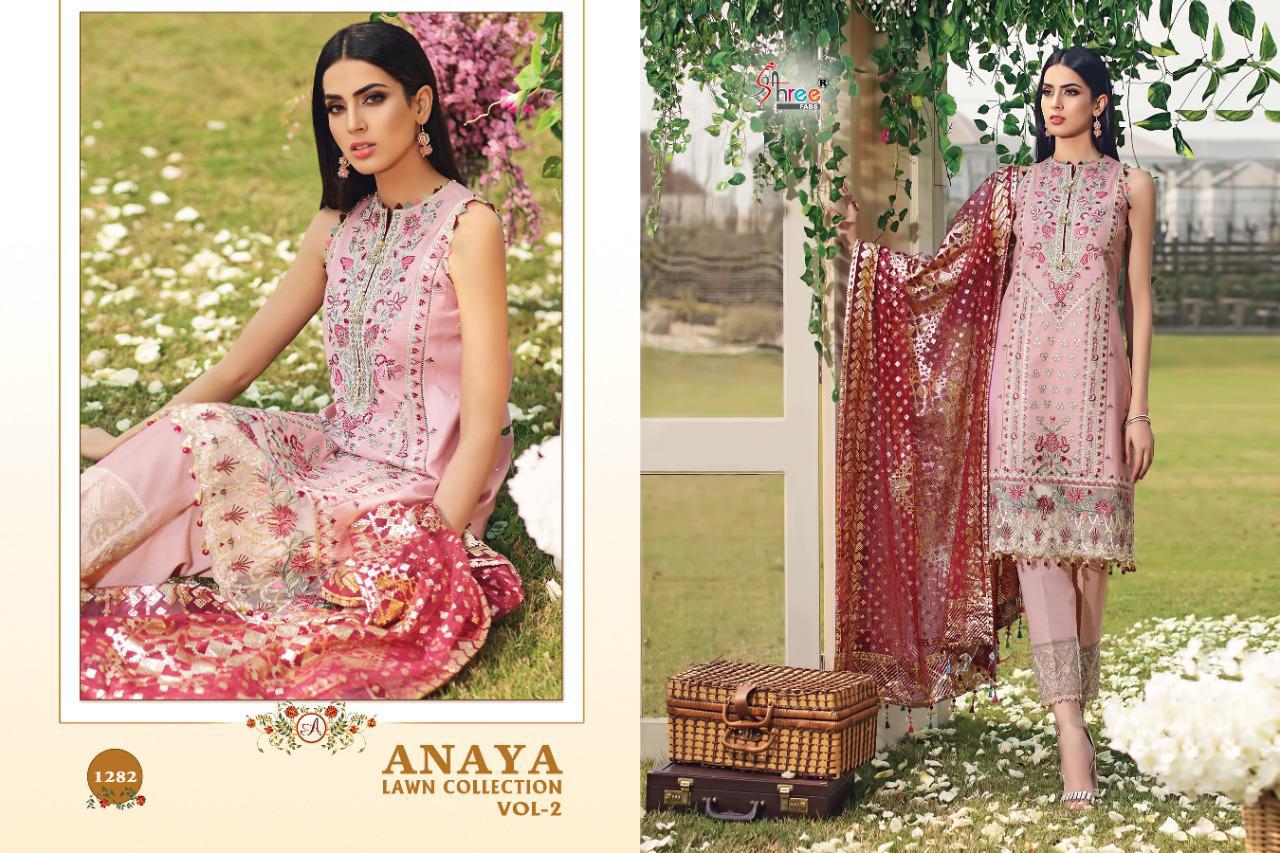 Shree Presents Anaya Lawn Collection Vol  2 Pakistani Suits