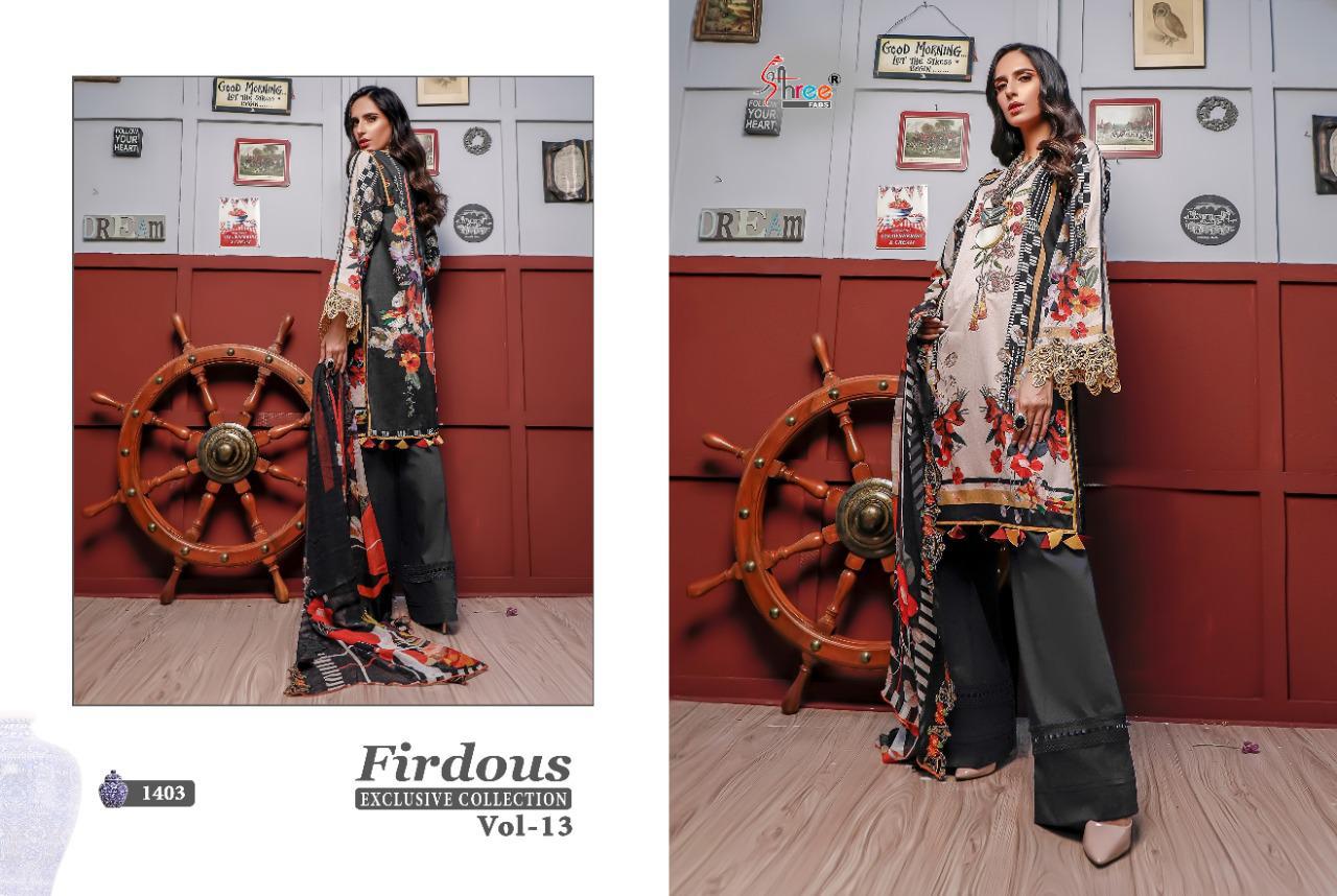 Shree  Presents Firdous Exclusive Collection Vol  13 Pakistani Suits