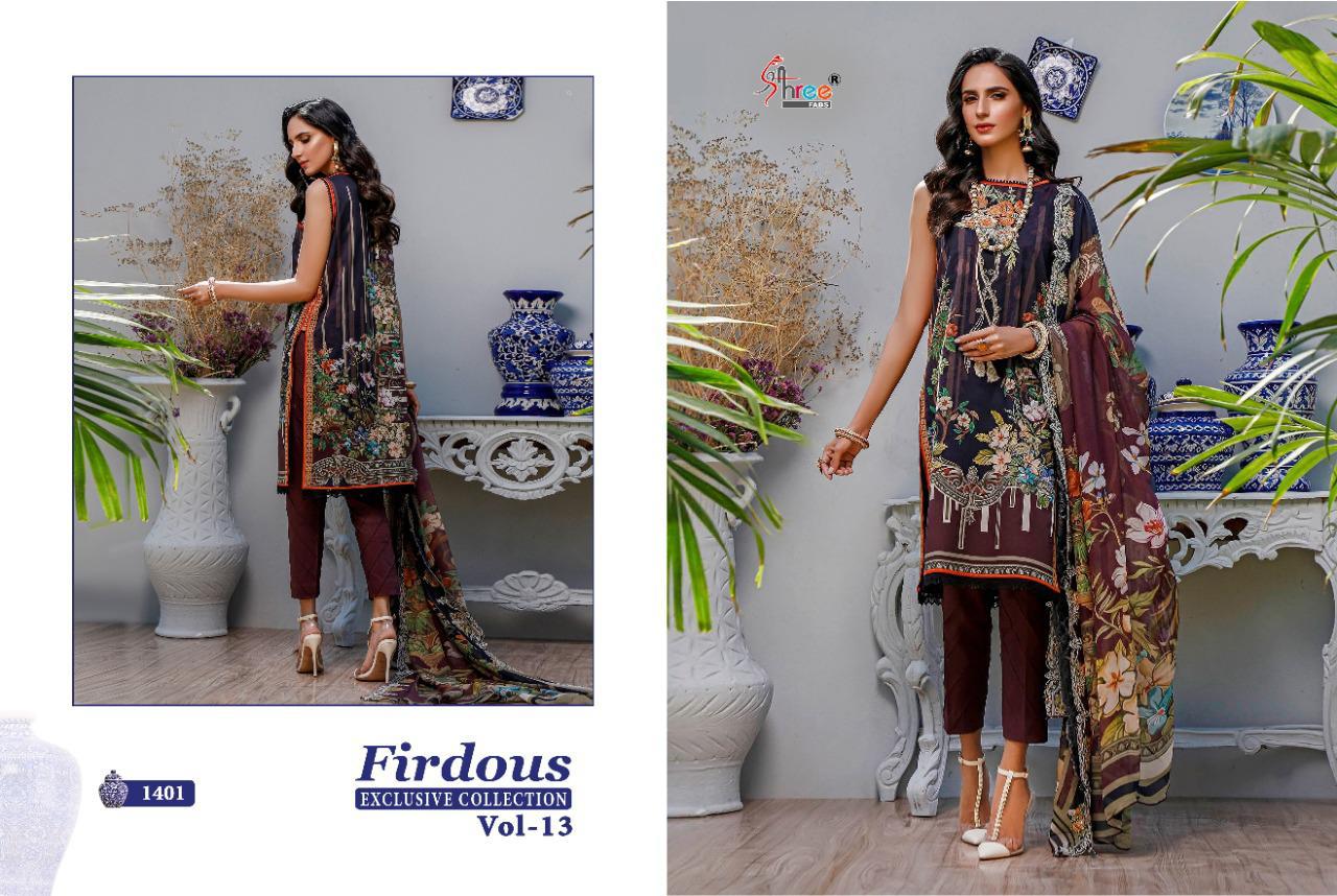 Shree  Presents Firdous Exclusive Collection Vol  13 Pakistani Suits