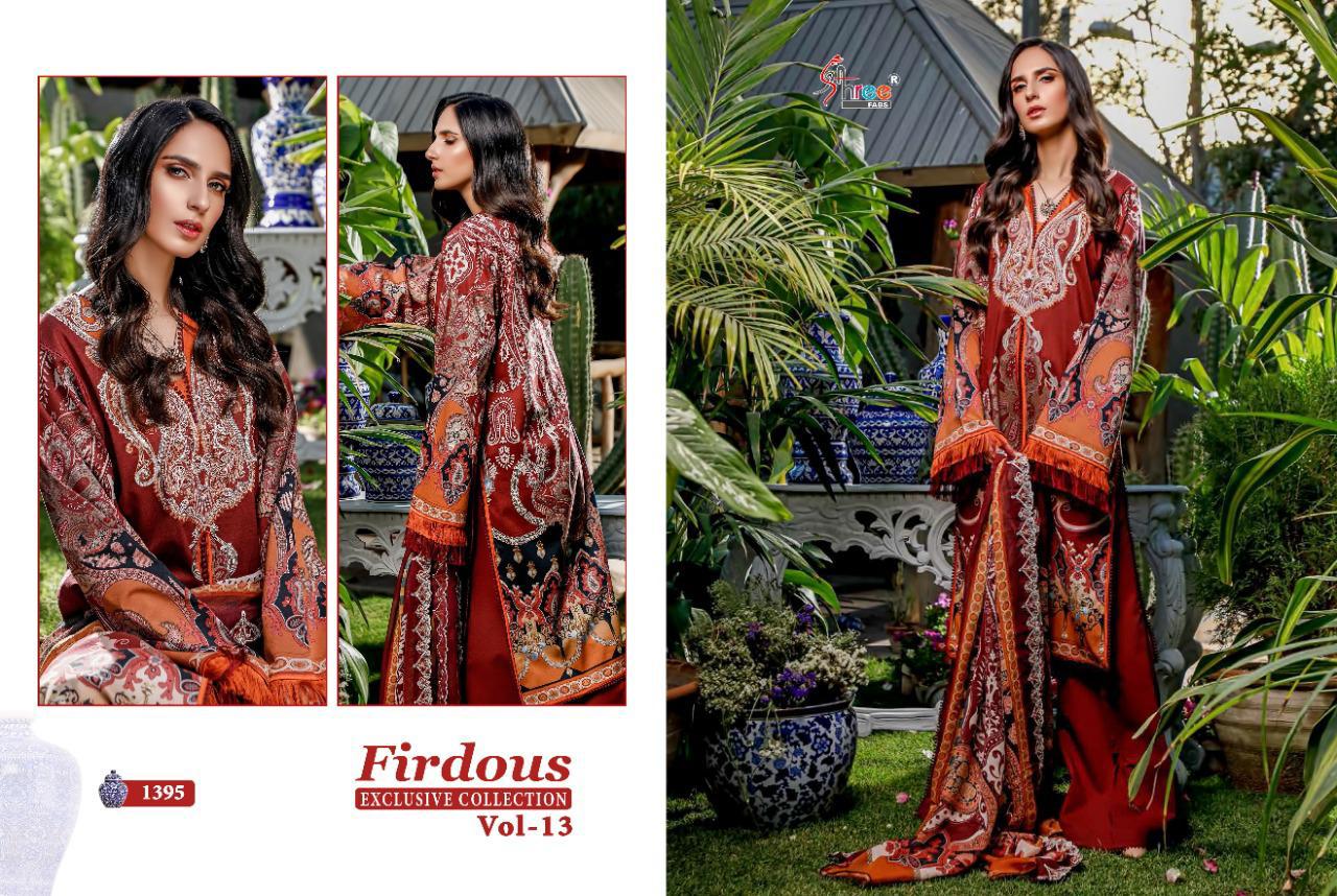 Shree  Presents Firdous Exclusive Collection Vol  13 Pakistani Suits