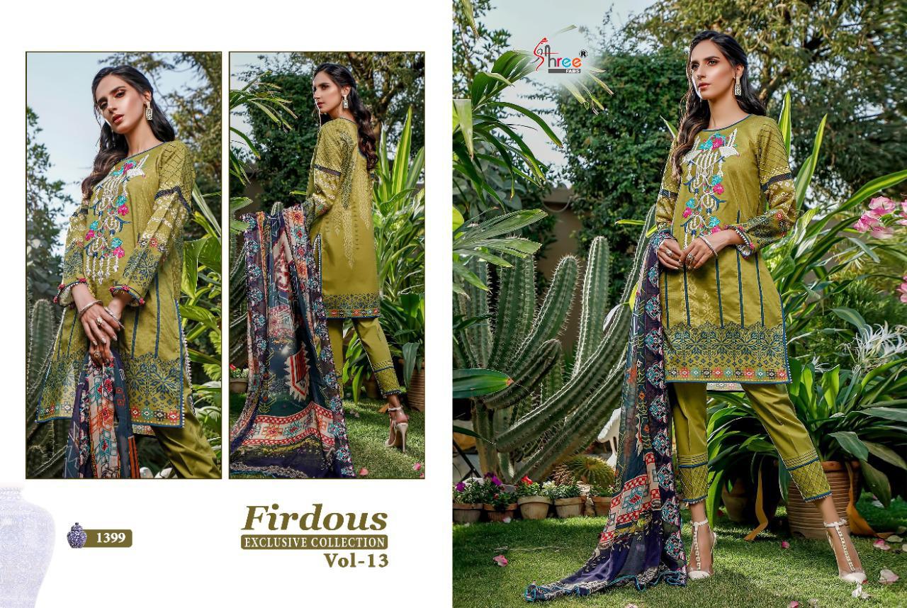 Shree  Presents Firdous Exclusive Collection Vol  13 Pakistani Suits