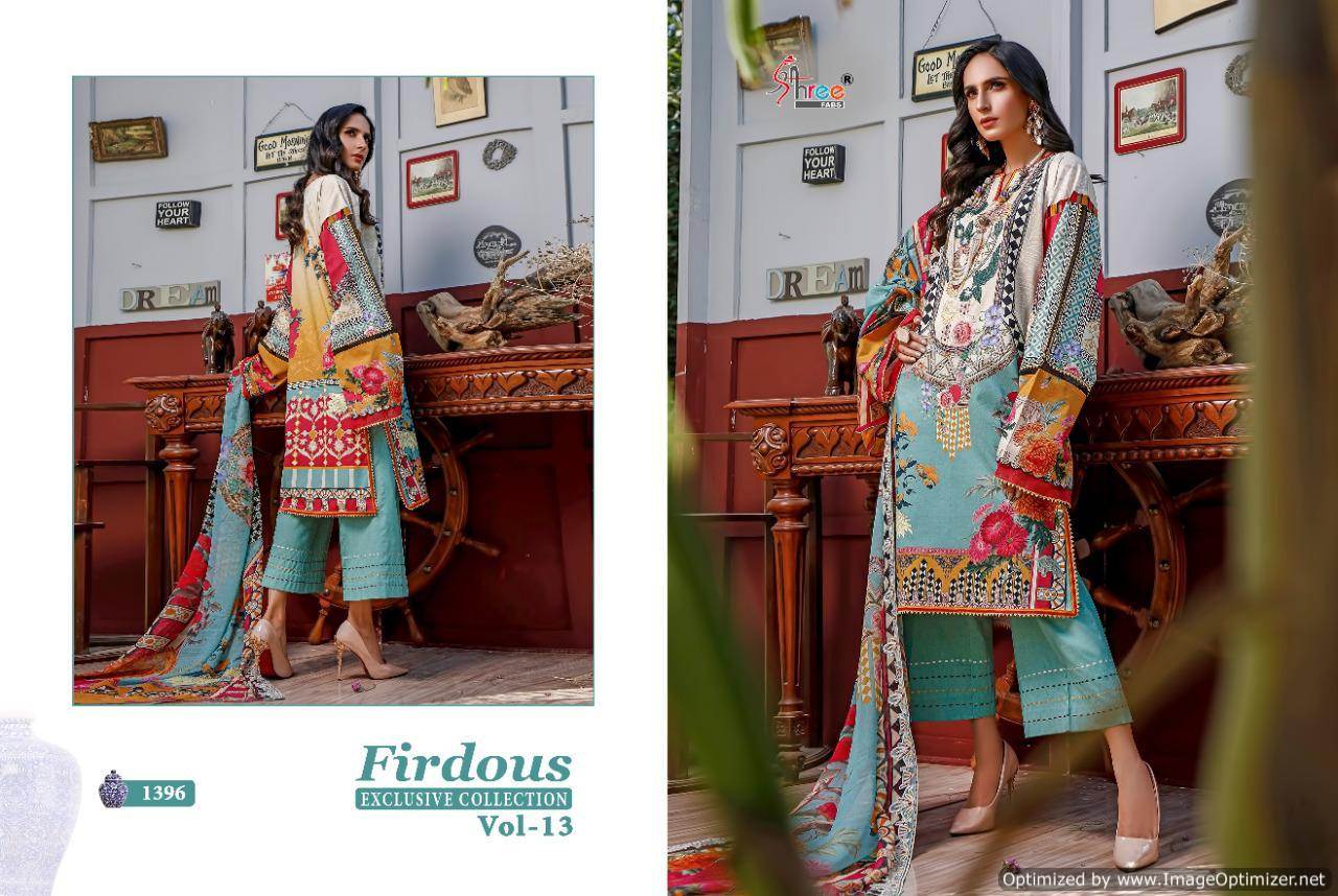 Shree  Presents Firdous Exclusive Collection Vol  13 Pakistani Suits