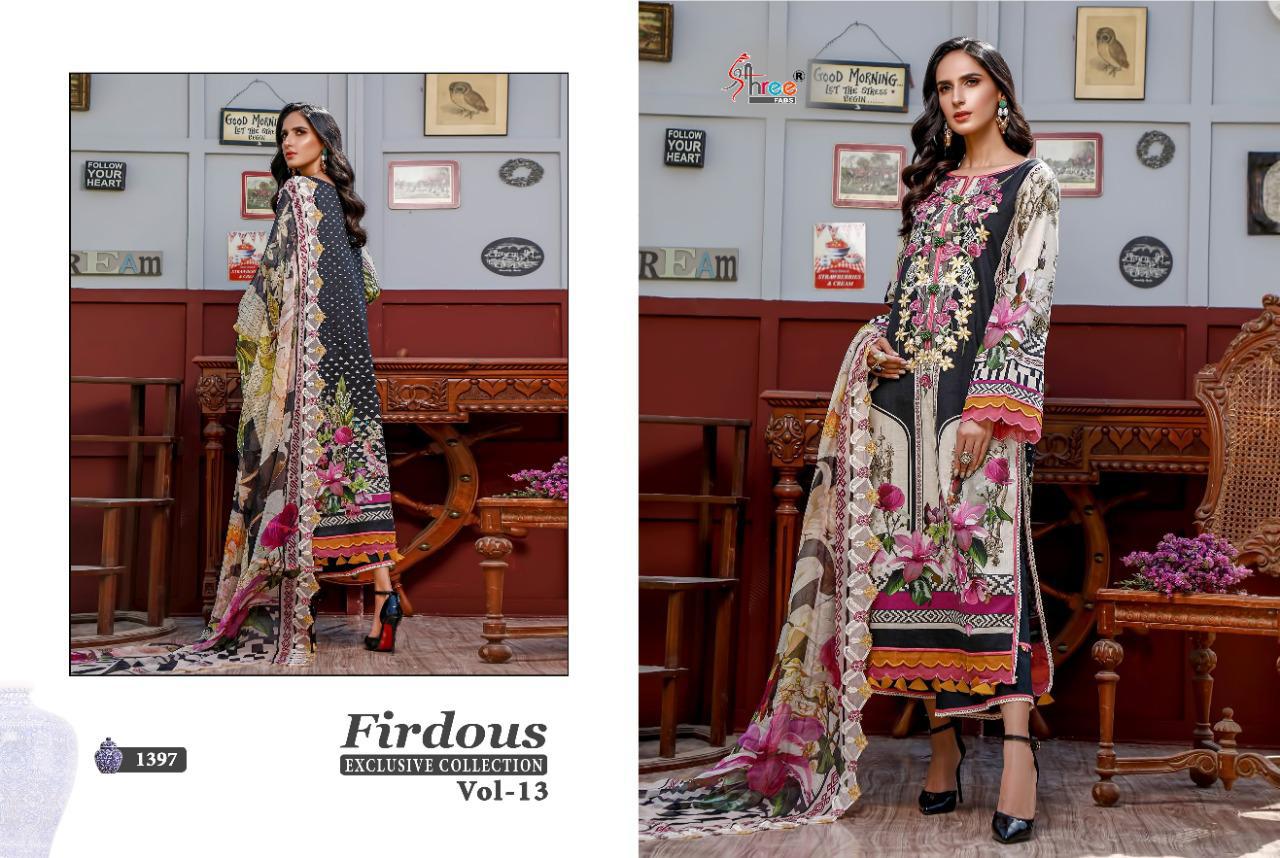 Shree  Presents Firdous Exclusive Collection Vol  13 Pakistani Suits