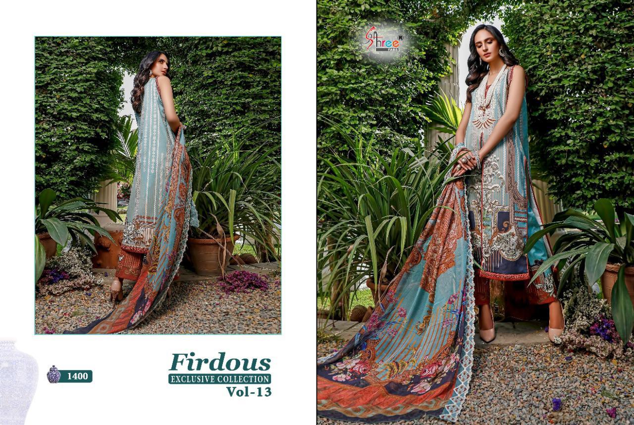 Shree  Presents Firdous Exclusive Collection Vol  13 Pakistani Suits