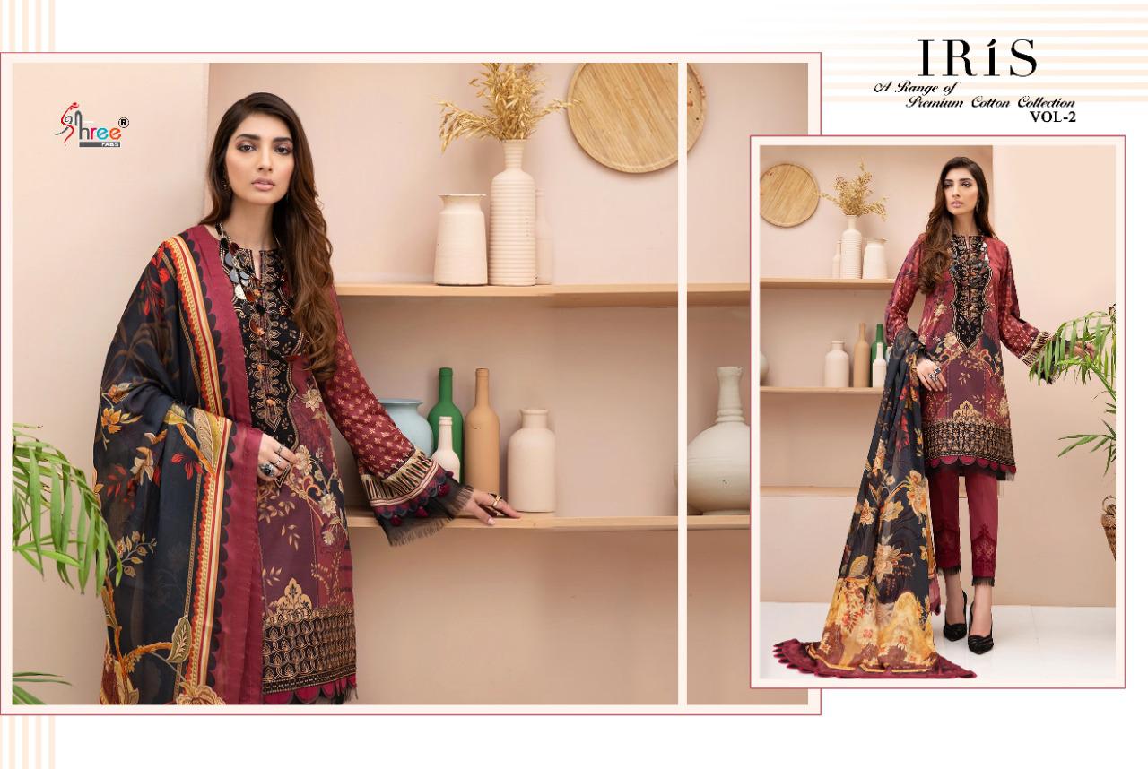 Shree Presents Iris 2 Heavy Jam Cotton Pakistan Suits Collection
