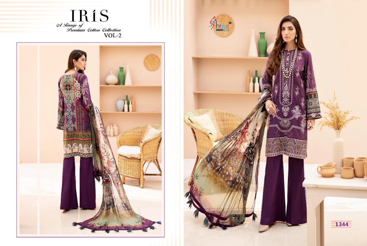 Shree Presents Iris 2 Heavy Jam Cotton Pakistan Suits Collection