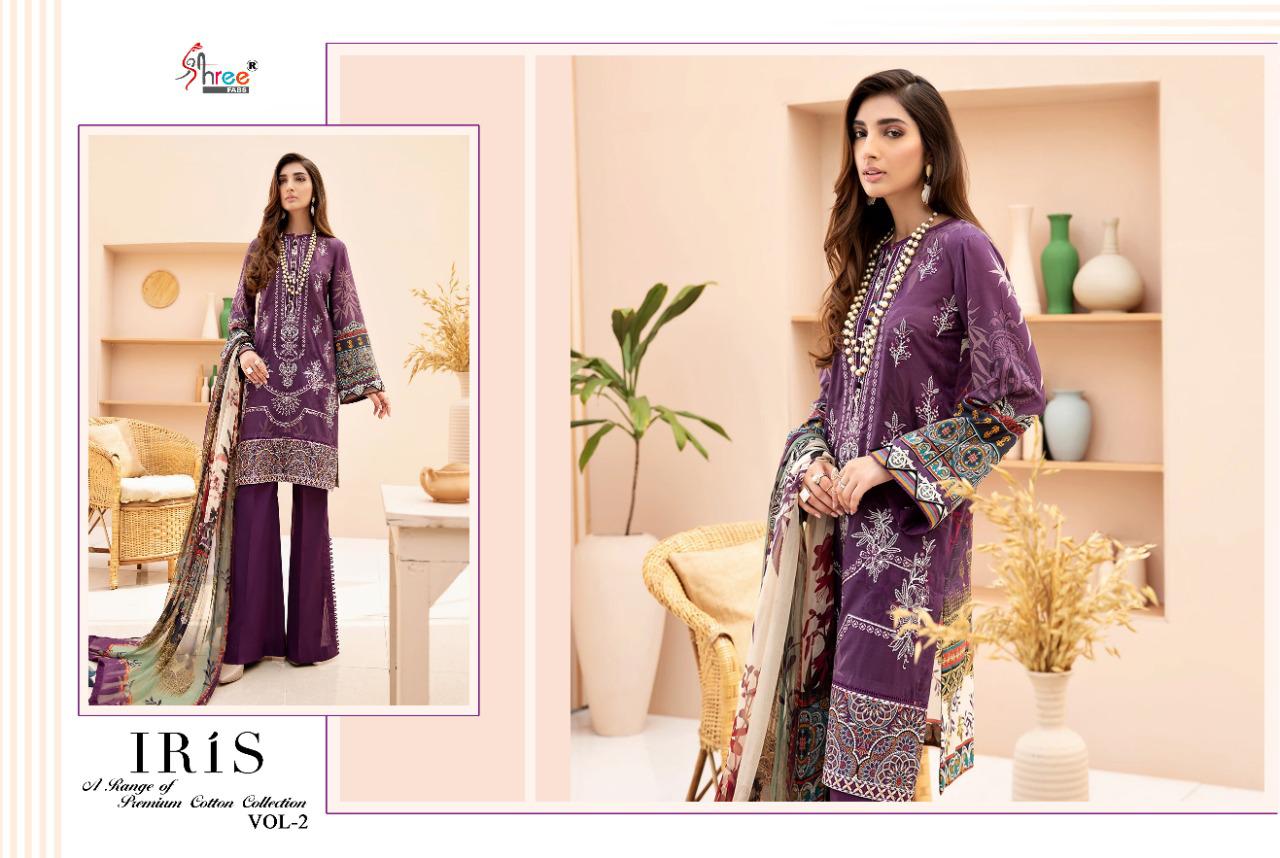 Shree Presents Iris 2 Heavy Jam Cotton Pakistan Suits Collection
