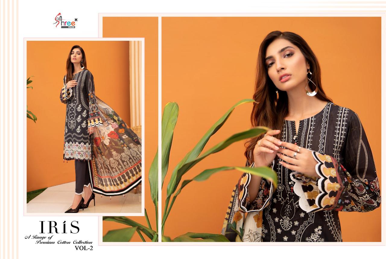 Shree Presents Iris 2 Heavy Jam Cotton Pakistan Suits Collection