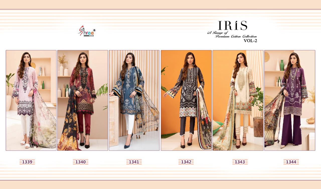 Shree Presents Iris 2 Heavy Jam Cotton Pakistan Suits Collection