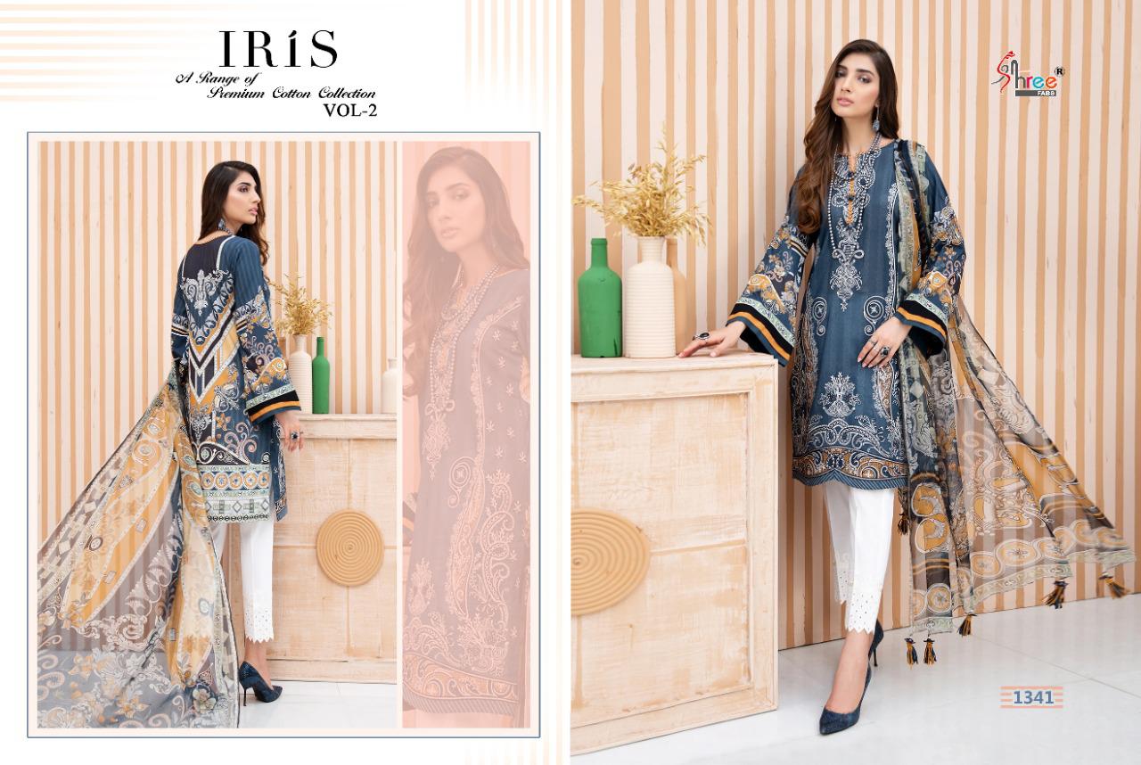 Shree Presents Iris 2 Heavy Jam Cotton Pakistan Suits Collection