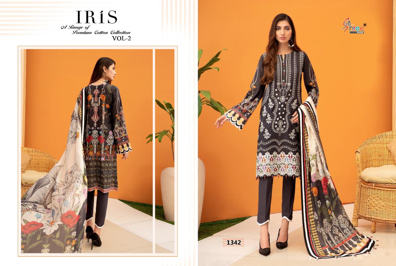 Shree Presents Iris 2 Heavy Jam Cotton Pakistan Suits Collection