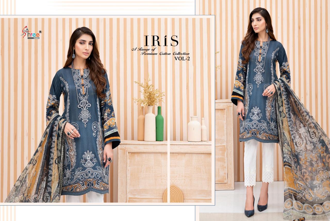 Shree Presents Iris 2 Heavy Jam Cotton Pakistan Suits Collection