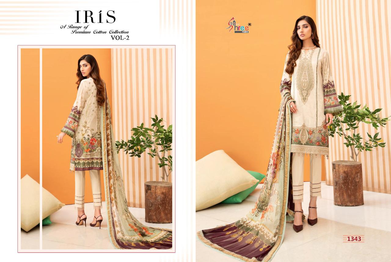 Shree Presents Iris 2 Heavy Jam Cotton Pakistan Suits Collection
