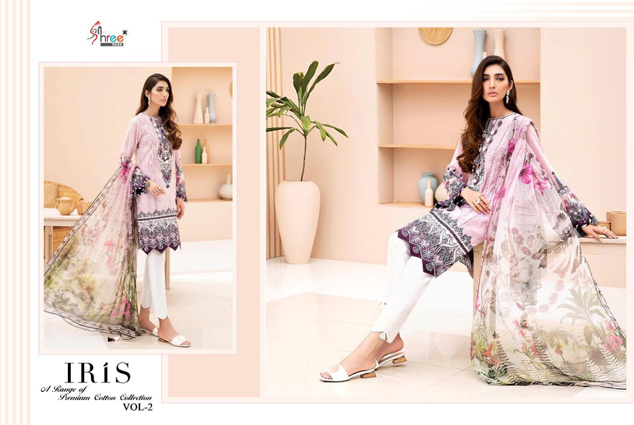 Shree Presents Iris 2 Heavy Jam Cotton Pakistan Suits Collection