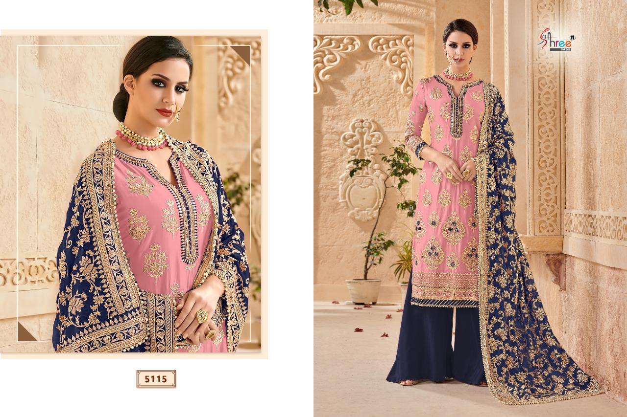 Shree Presents  Mutiyaar Gold Embroidered Salwar Suits